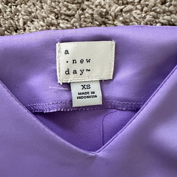 Lavender Spaghetti Strap Top - Picture 2 of 5